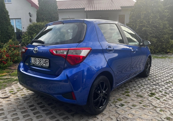 Toyota Yaris cena 46500 przebieg: 80000, rok produkcji 2017 z Lublin małe 781